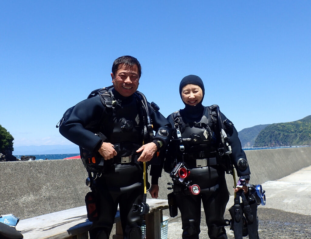 土肥ダイビング お客様の笑顔
