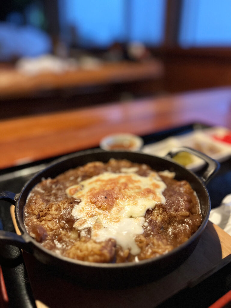 西天城高原・牧場の家　焼きカレー