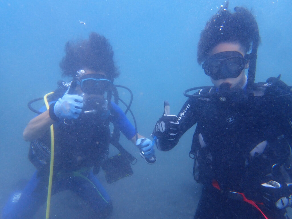 土肥ダイビング　通り崎湾内　専大CORALライセンス合宿