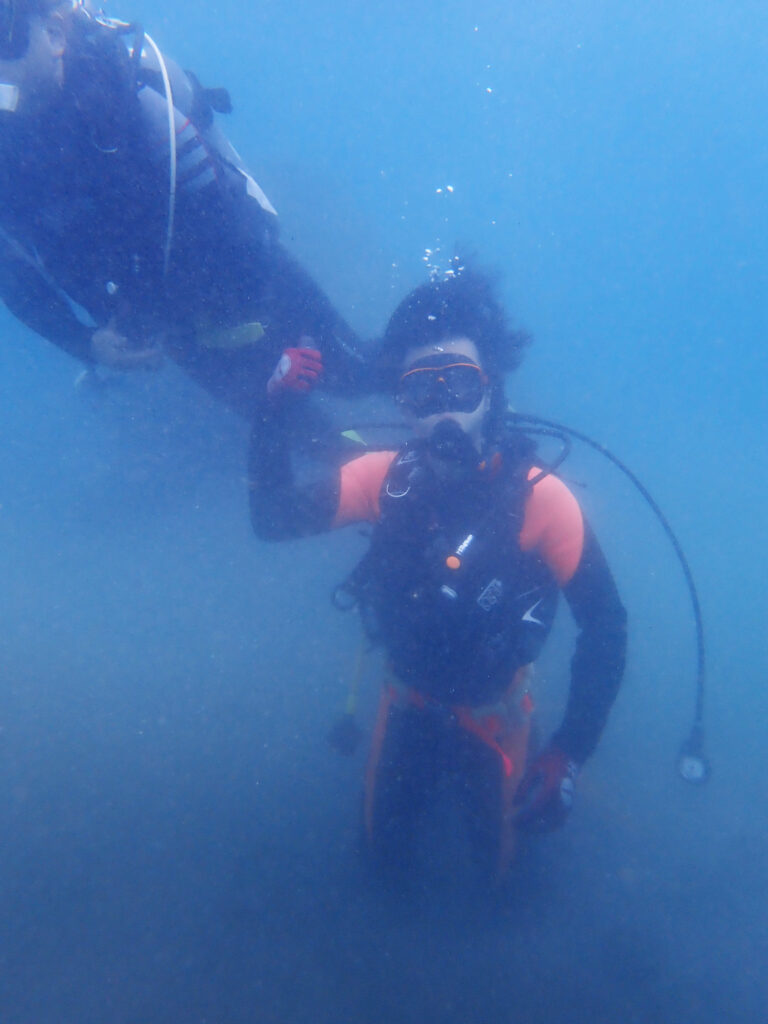 土肥ダイビング　通り崎湾内　専大CORALライセンス合宿