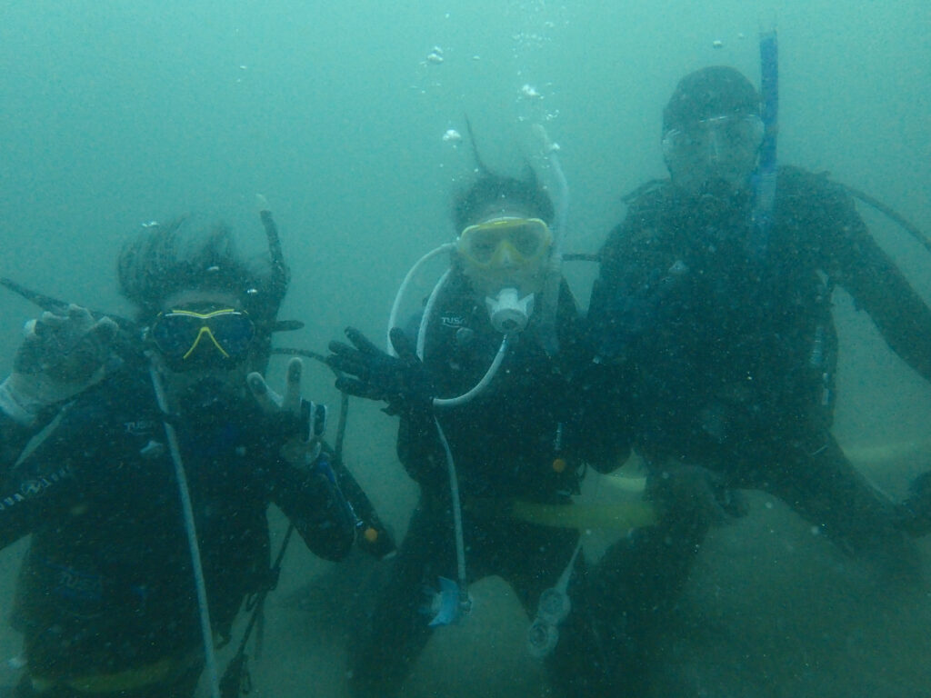 土肥ダイビング 通り崎ビーチ 0Wコース最終日