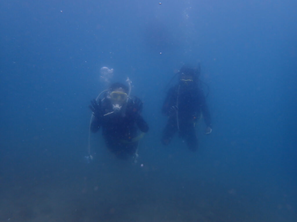 土肥ダイビング 通り崎ビーチ 0Wコース最終日