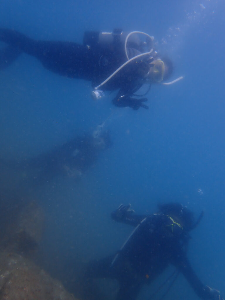 土肥ダイビング 通り崎ビーチ 0Wコース最終日
