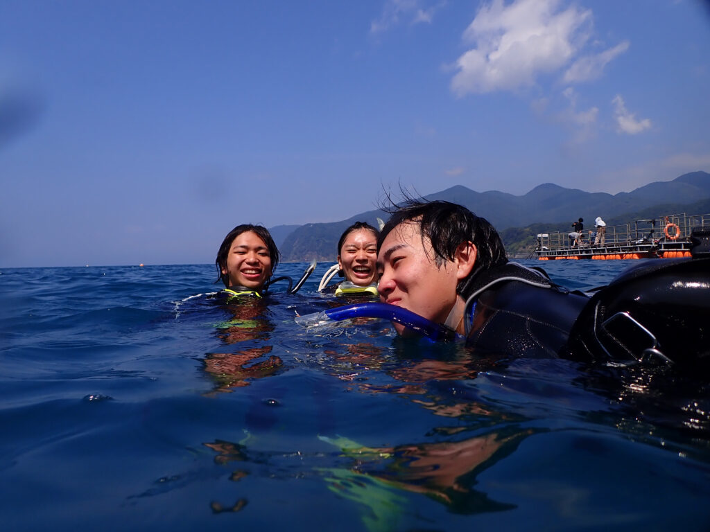 土肥ダイビング 通り崎ビーチ 0Wコース最終日