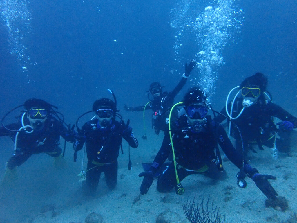 土肥ダイビング　通り崎沈船　アドバンスコース