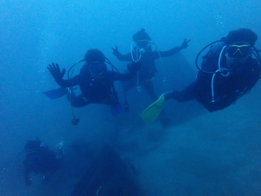 土肥ダイビング　通り崎沈船　アドバンスコース