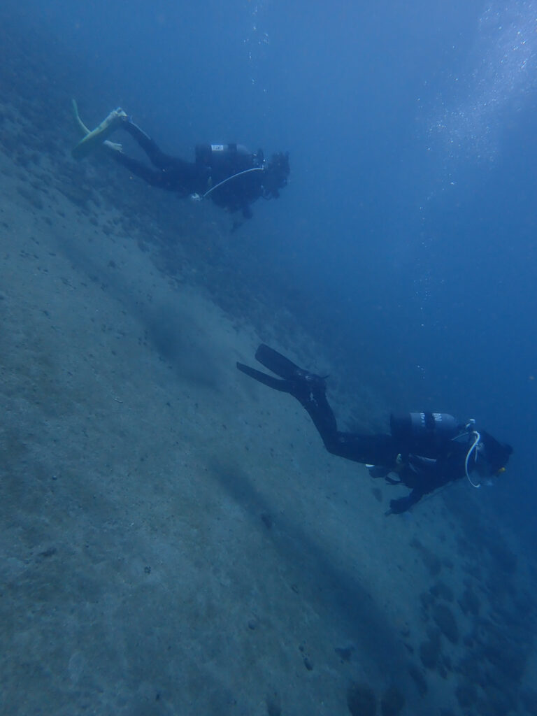 土肥ダイビング　通り崎ビーチ　アドバンスコース　ナビゲーションダイブ