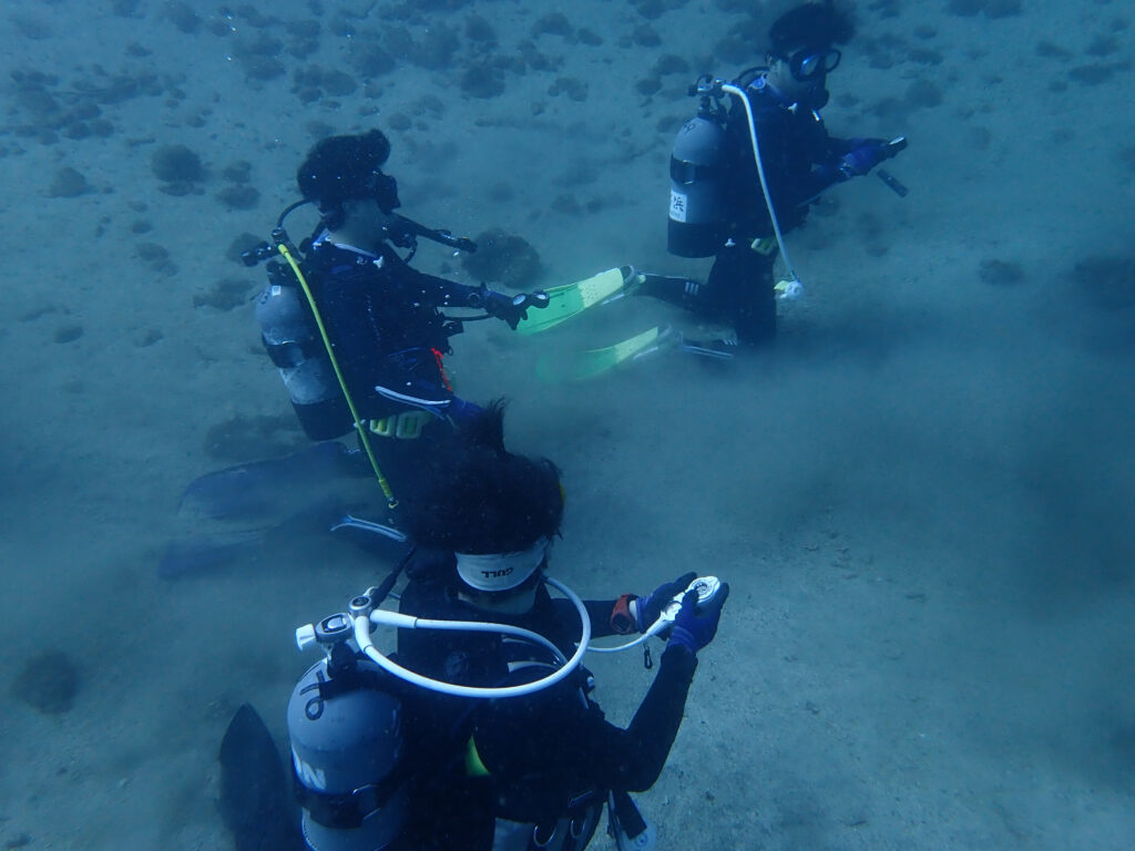 土肥ダイビング　通り崎ビーチ　アドバンスコース　ナビゲーションダイブ