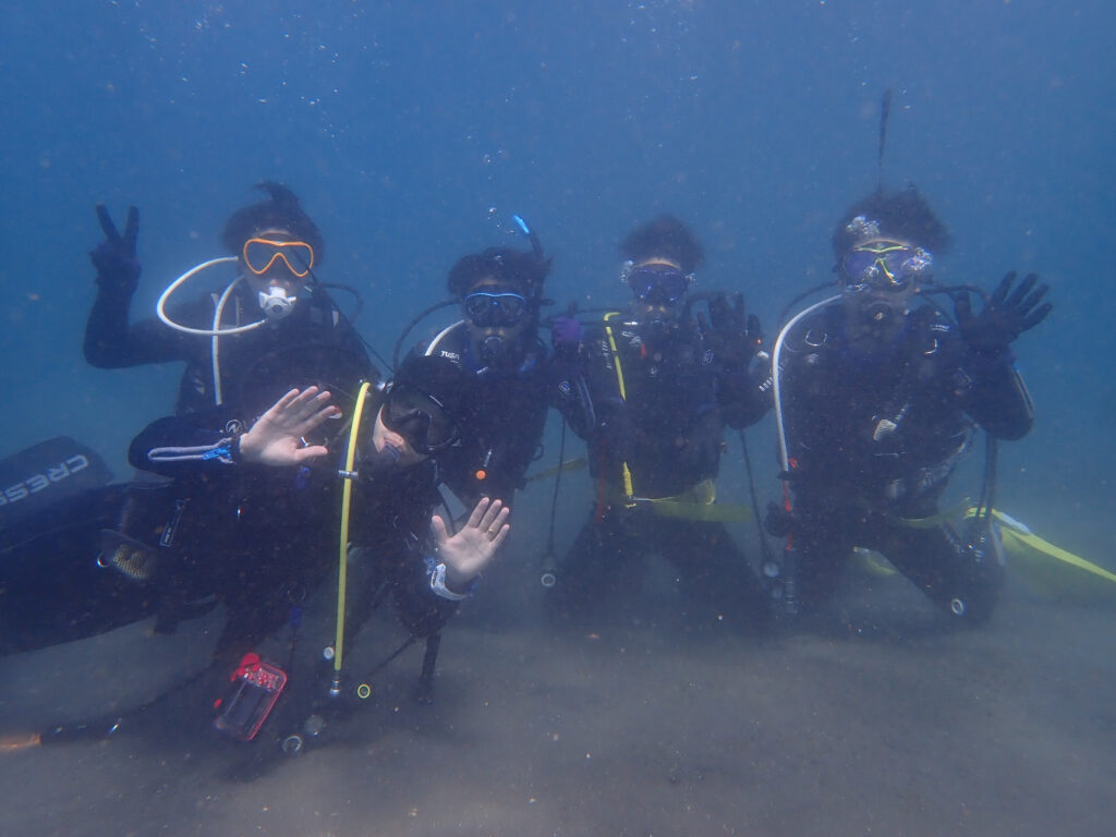 土肥ダイビング　通り崎ビーチ　アドバンスコース　ナビゲーションダイブ
