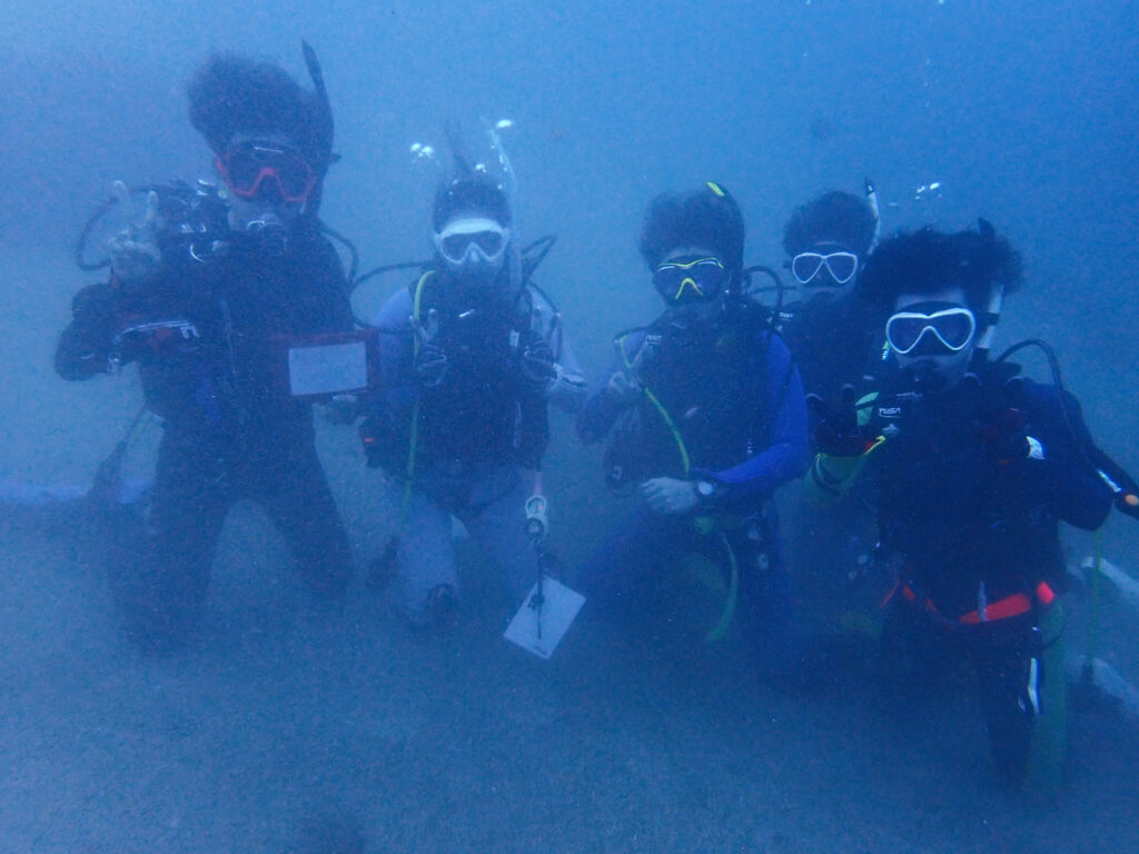 土肥ダイビング 通り崎ビーチ 専修大学スキンダイビングクラブCORAL