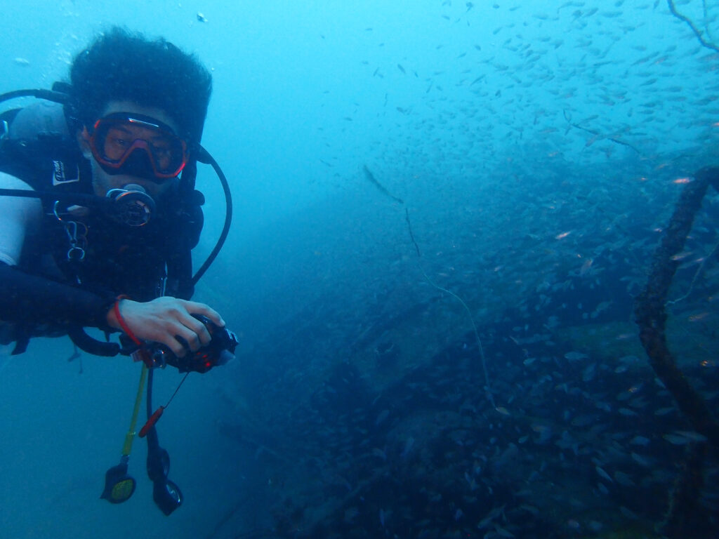 土肥ダイビング　通り崎沈船