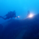 土肥ダイビング　通り崎　通り崎沈船エリア　大型沈船