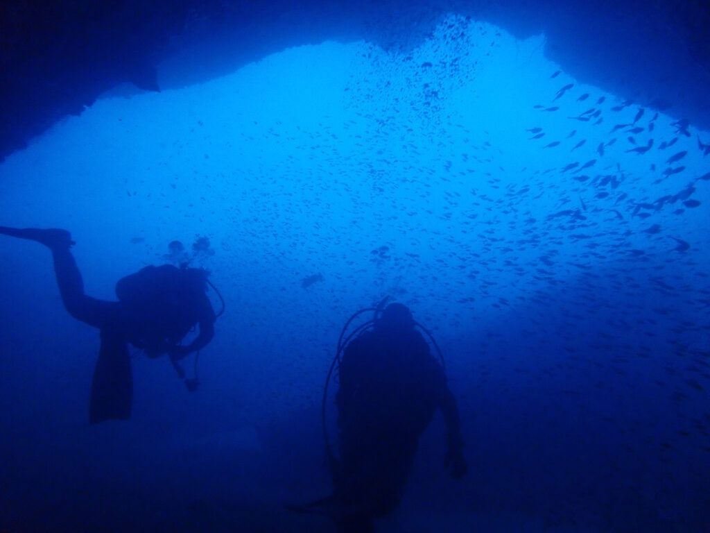 雲見ダイビング　大牛の洞窟