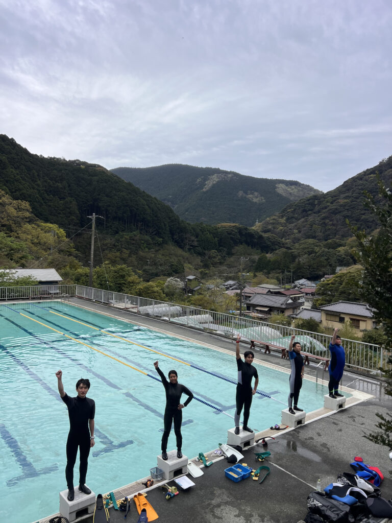 専修大学スキンダイビングクラブCORAL　3年生春合宿