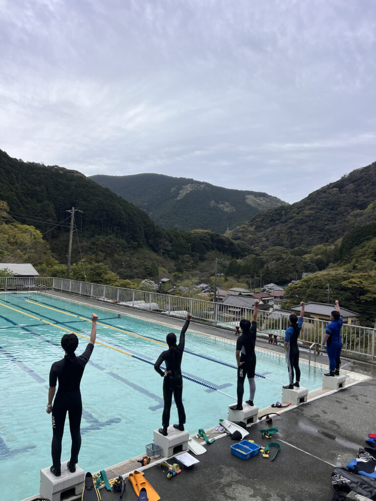 専修大学スキンダイビングクラブCORAL　3年生春合宿