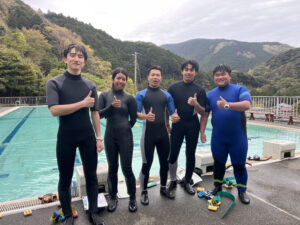 専修大学スキンダイビングクラブCORAL　3年生春合宿