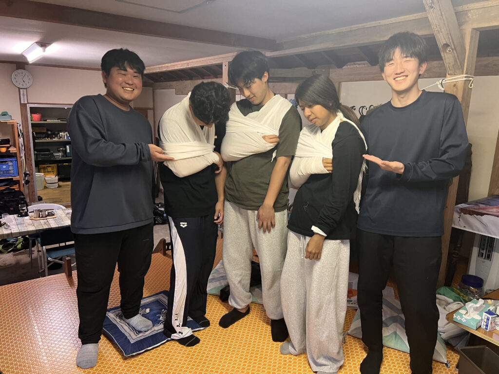 土肥ダイビング　CPR＆First Aid　専大CORAL