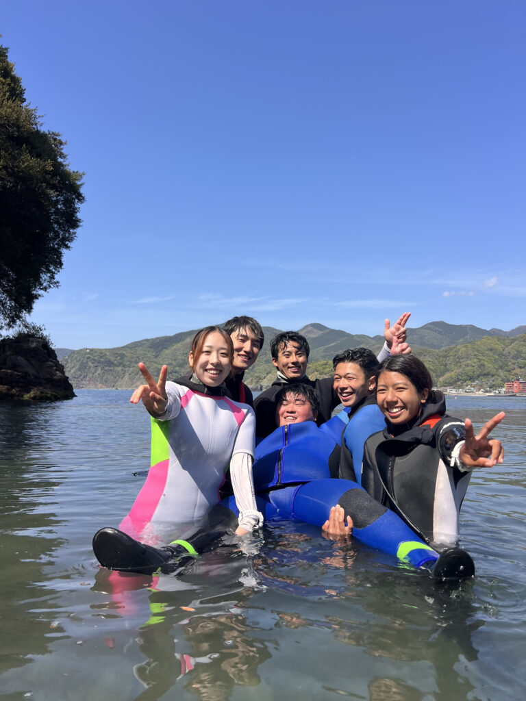 土肥ダイビング　専大CORAL　新3年生春合宿　レスキューコース