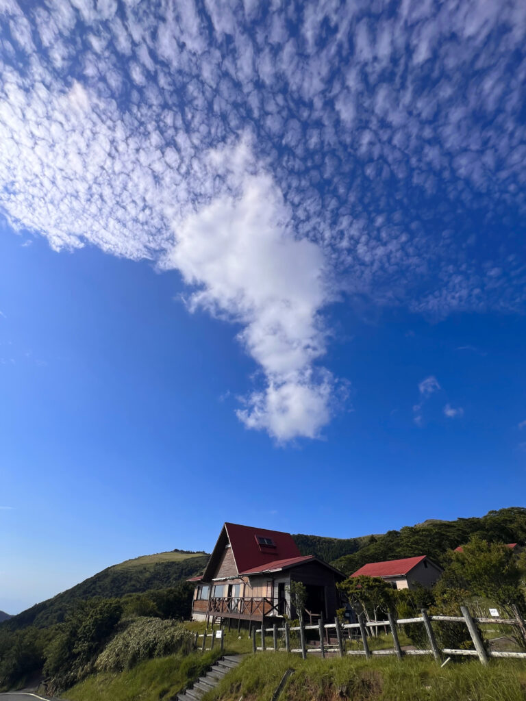 西天城高原　牧場の家