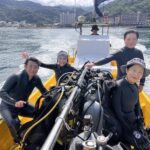 土肥ダイビング　小下田へ