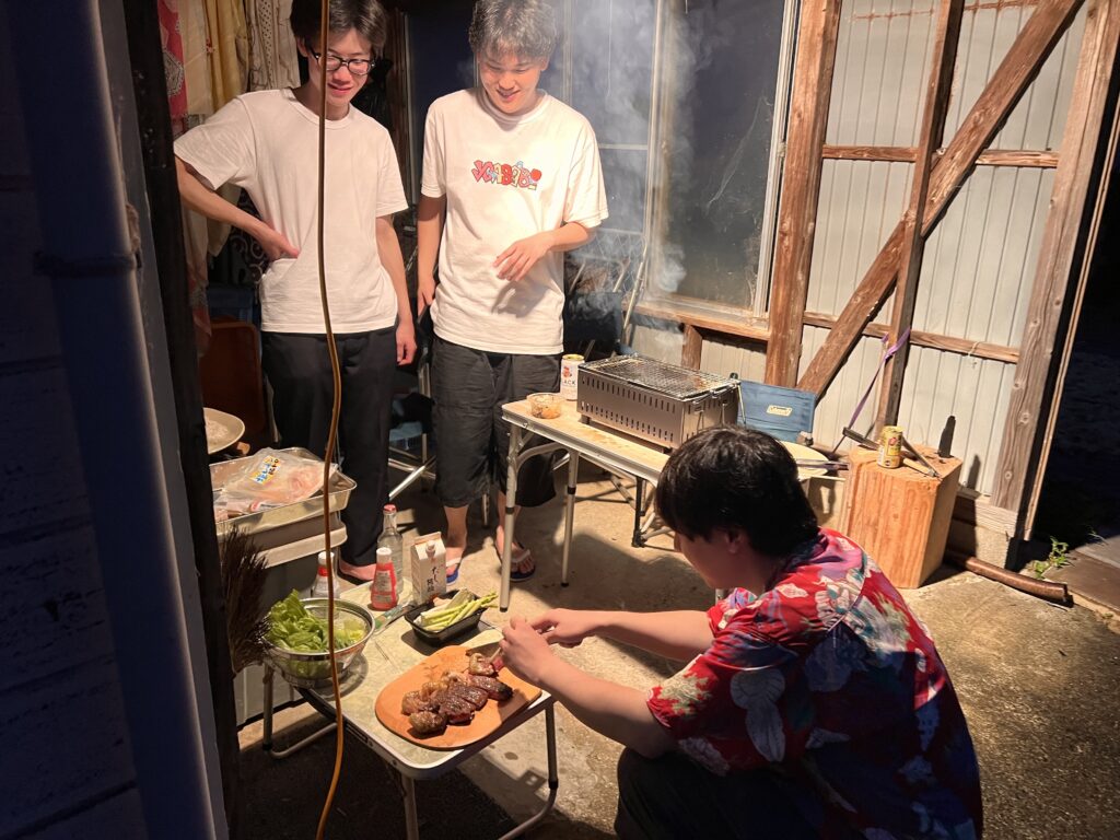 土肥ダイビング アフターダイブ 焚き火&BBQ