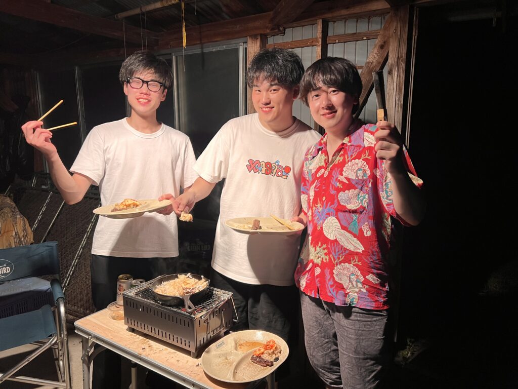 土肥ダイビング アフターダイブ 焚き火&BBQ