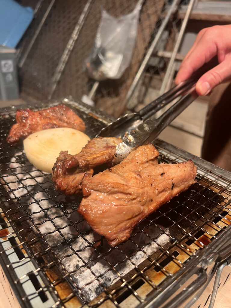 土肥ダイビング　アフターダイブ　プチBBQ